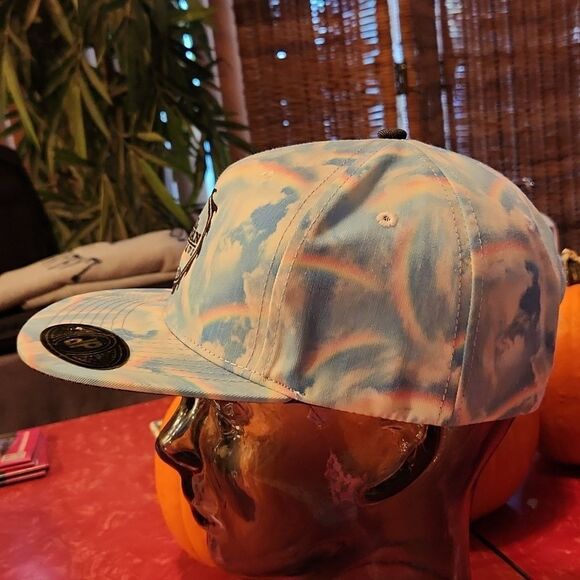 Royal Hawaiian Surf Maui Lahaina Maui Hawaii Rainbows Clouds Snapback Hat - Picture 6 of 9